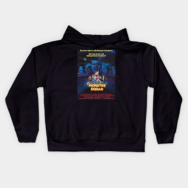 Monster Squad Kids Hoodie by RobinBegins